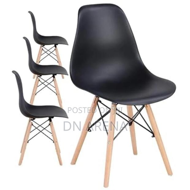 Eiffel Dining Chair Plastic Wood Retro Modern Furniture · Photo 6