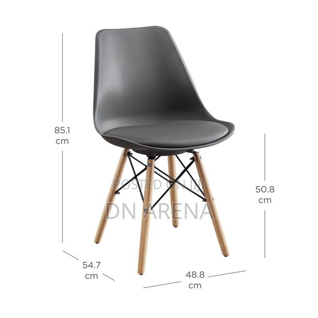 Eiffel Dining Chair Plastic Wood Retro Modern Furniture · Photo 7