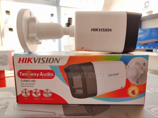 Hikvision Two Way Audio Acusence Analog Outdoor Camera · Photo 1