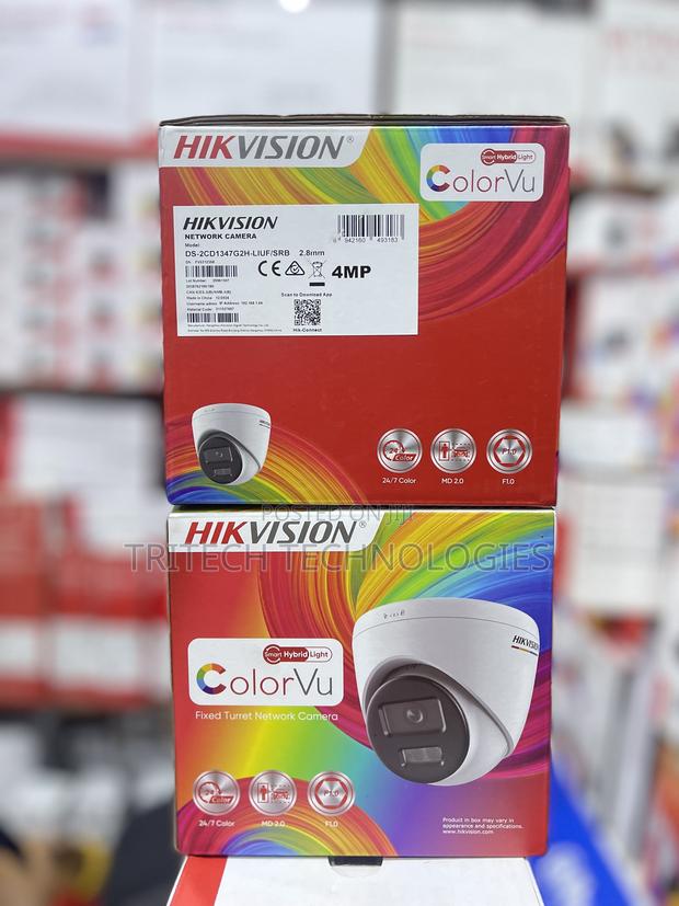Hikvision 4mp Ip Fullcolorvu 2way Audio 2cd1347g2h-Liuf/SRB · Photo 1