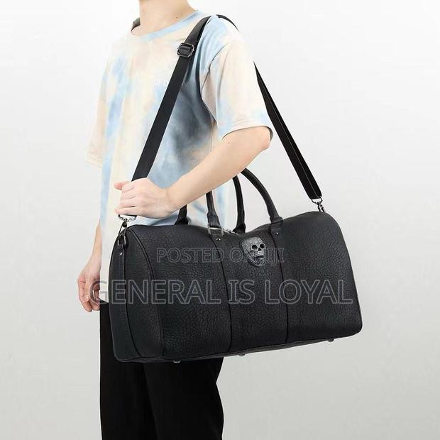 Stone Unisex Co Leather Travel Duffle Bags · Photo 3