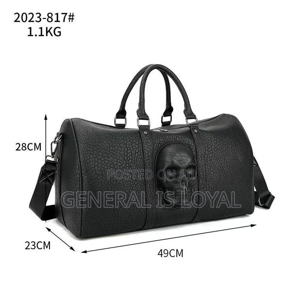 Stone Unisex Co Leather Travel Duffle Bags · Photo 2