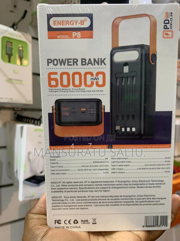 Original 60000watt Energy B Power Bank · Photo 2