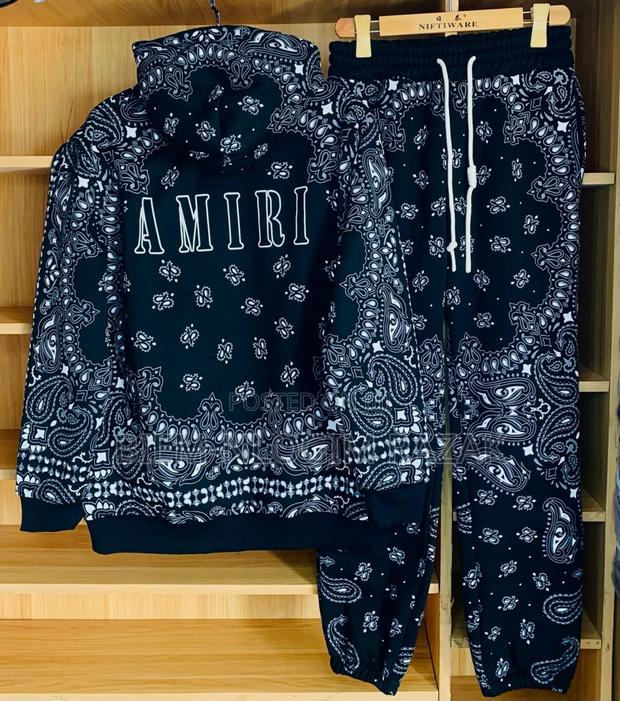 Amiri Black Hoodie Top N Down Available in Stock · Photo 2