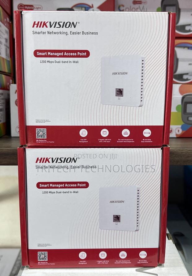 Hikvision in-Wall Access Point Wi-Fi 5 1200m Ds-3wap521-Si · Photo 3