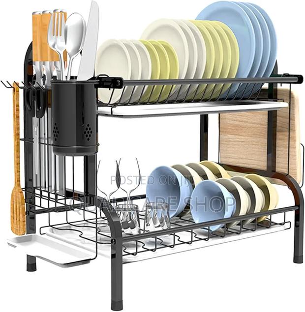 2 Tier Detachable Dish Rack, · Photo 3