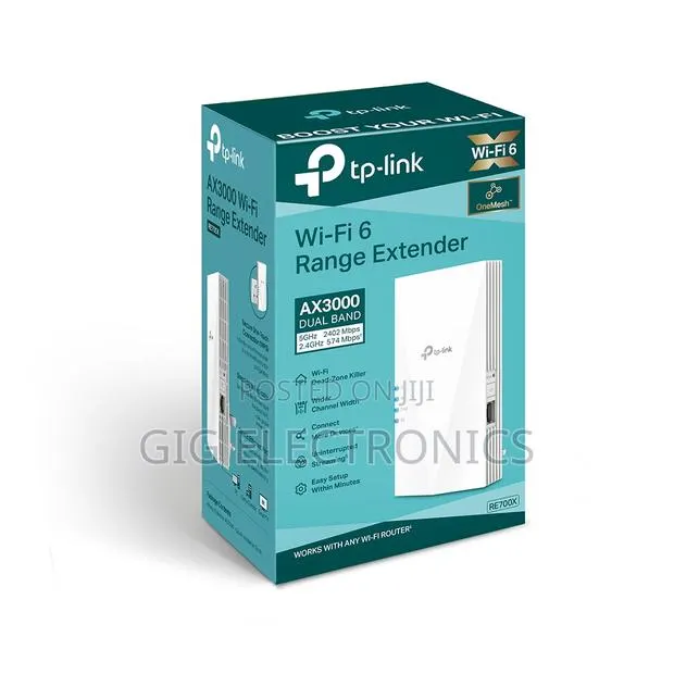 TP-Link RE700X AX3000 Wireless Dual-Band Mesh Wi-Fi Extender · Photo 1