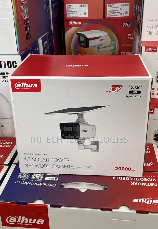 Dahua 4g Solar Power Network Camera Ipc-Hfw2441dg-4g-Sp-B · Photo 1