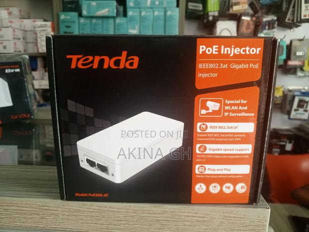 Tenda 48v Gigabit Poe Injector 30w Poe30g-At · Photo 1