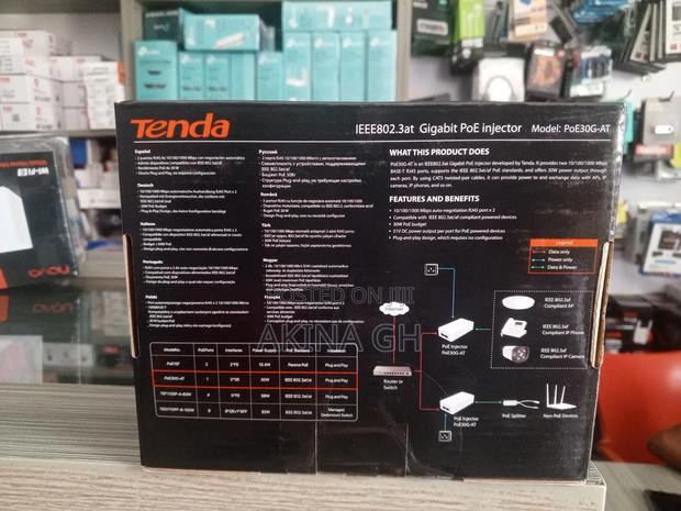 Tenda 48v Gigabit Poe Injector 30w Poe30g-At · Photo 2