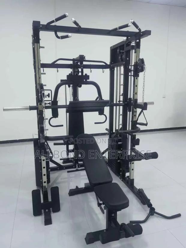 Multifunction Smiths Machine With 100kg Weight · Photo 2