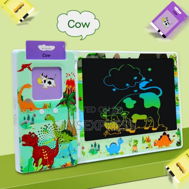 LCD Writing Tablet With Kids Flash Card Reader · Photo 1