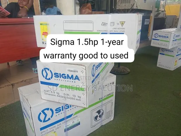 Sigma 1.5HP Split Air Conditioner – Strong Cooling, Quality Build · Photo 1