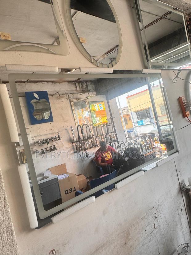 Large Led Mirror 120x70cm_rectangular Led Mirror_big Size · Photo 1