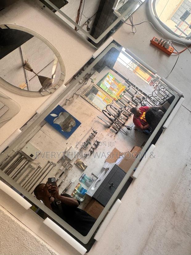 Large Led Mirror 120x70cm_rectangular Led Mirror_big Size · Photo 2