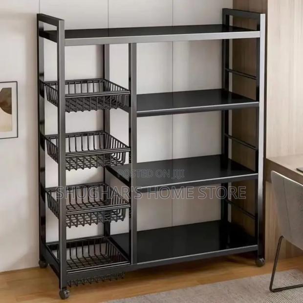 4 Tier Storage Rack With Basket · Photo 3