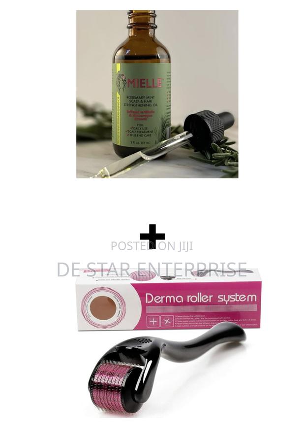 Derma Roller + Mielle Rosemary Oil for Wild Hair Growth · Photo 1