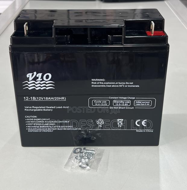 12v 18ah Ups Battery, Vio 12v-18ah Sealed Lead-Acid Battery · Photo 1