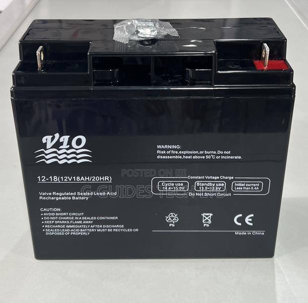 12v 18ah Ups Battery, Vio 12v-18ah Sealed Lead-Acid Battery · Photo 2