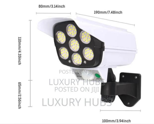 Outdoor Flood Solar Sensor Security Similar Camera Led Light · Photo 3
