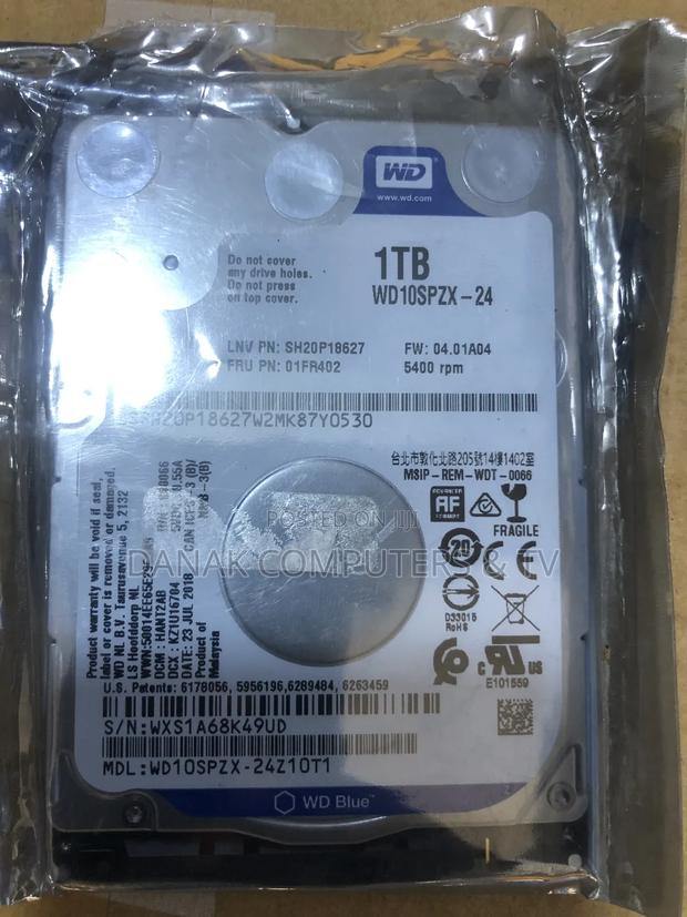 Wd Blue Laptop Hard Disk Drive 1tb · Photo 1