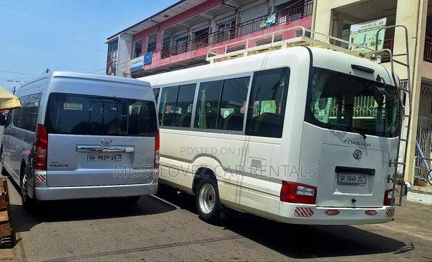 Rent a Car - Toyota Coaster 28 Seat for Rent in Ghana · Photo 1