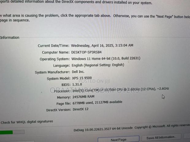 New Laptop Dell XPS 15 24GB Intel Core i7 SSD 1T · Photo 7