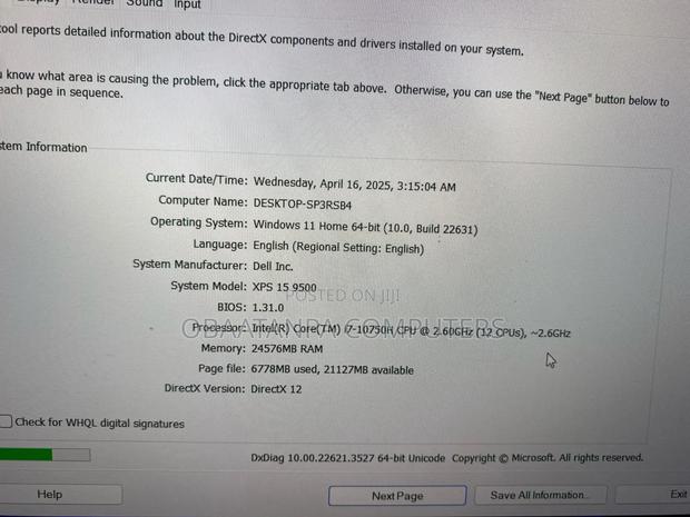 New Laptop Dell XPS 15 24GB Intel Core i7 SSD 1T · Photo 8