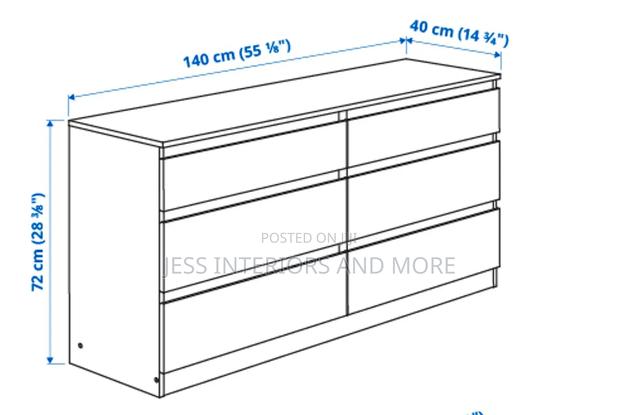 Chest of 6 Drawers(Brown) · Photo 3