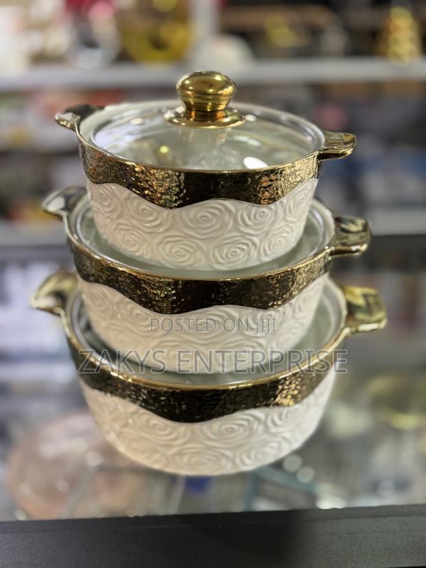 3pcs Ceramic Serving Bowls Set · Photo 2