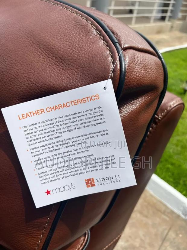 Myars 91" Leather Sofa · Photo 4
