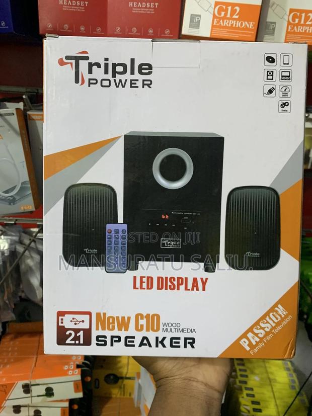 Triple Power Multimedia Speaker Led Display C10 · Photo 1