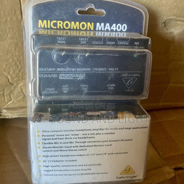 Behringer Micromon Ma400 Amplifier · Photo 1
