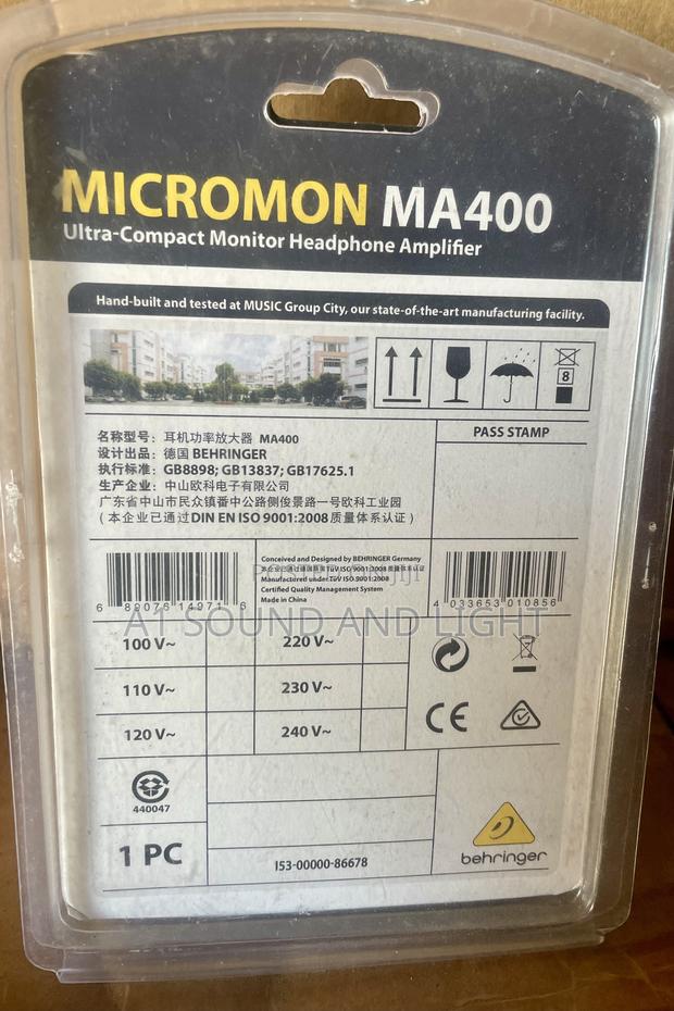 Behringer Micromon Ma400 Amplifier · Photo 2