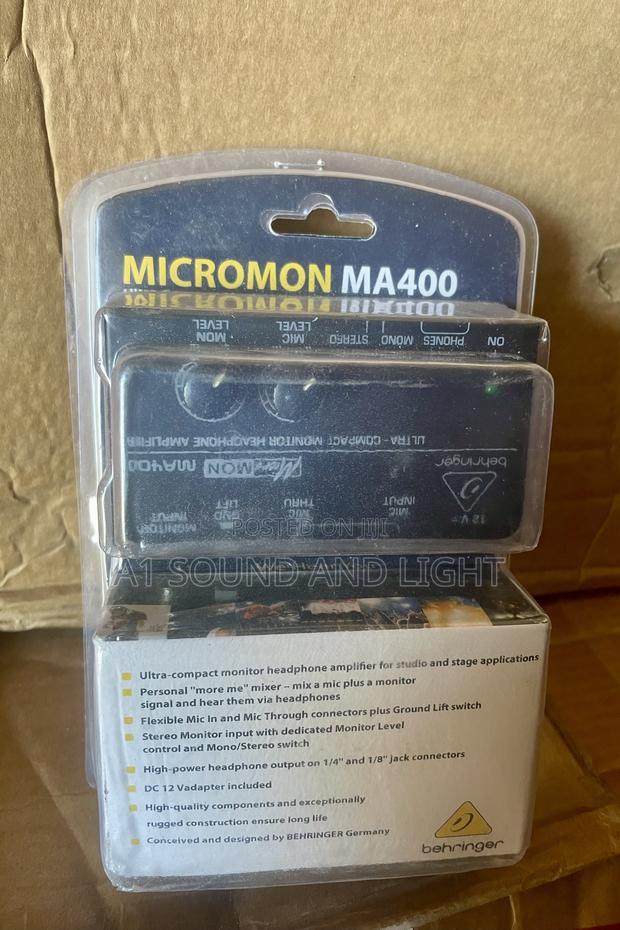 Behringer Micromon Ma400 Amplifier · Photo 3