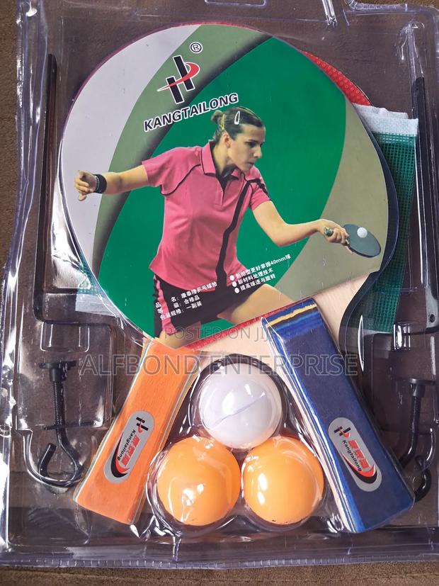 Table Tennis Bat, Net, And Balls · Photo 1