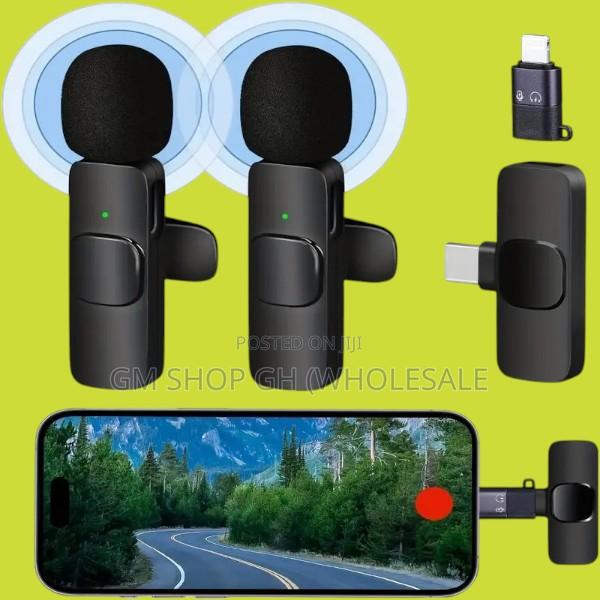 Wireless Lavalier Mini Microphone for Android Type C iPhone · Photo 1