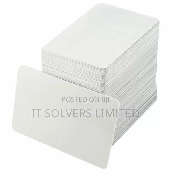 Id - Blank White PVC Cards(100pc) · Photo 1