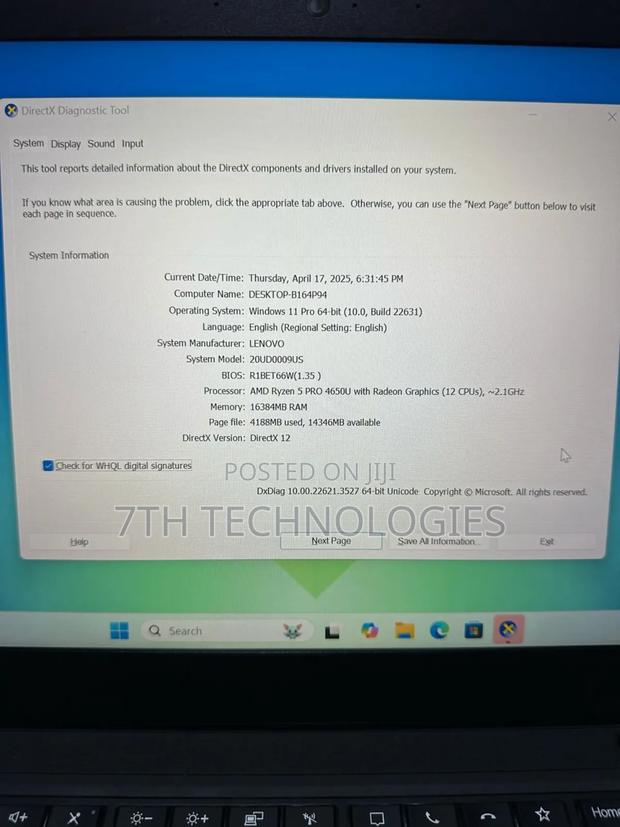 Laptop Lenovo ThinkPad T14 G1 16GB AMD Ryzen 5 SSD 512GB · Photo 5