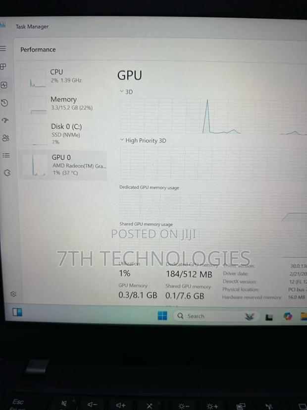 Laptop Lenovo ThinkPad T14 G1 16GB AMD Ryzen 5 SSD 512GB · Photo 8