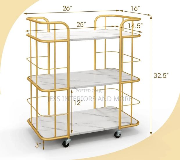 3-Tier Serving Cart/ Trolley · Photo 2