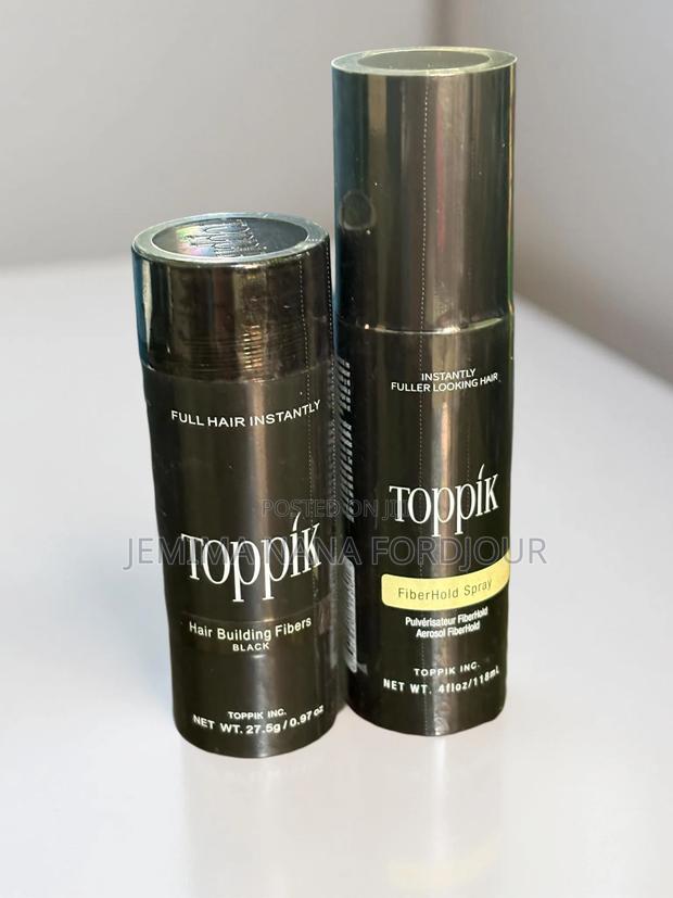 Toppik Hair Fiber Black 27.5g + Fiberhold Spray · Photo 2