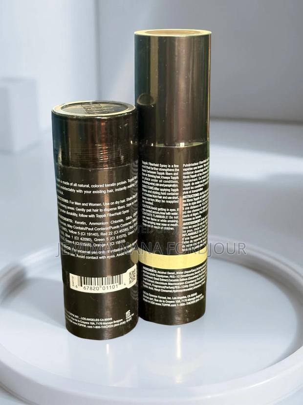 Toppik Hair Fiber Black 27.5g + Fiberhold Spray · Photo 3