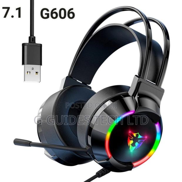 G606 RGB Gaming Headset, Usb 7.1 E-Sport Gaming Headset · Photo 1