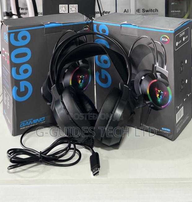 G606 RGB Gaming Headset, Usb 7.1 E-Sport Gaming Headset · Photo 6