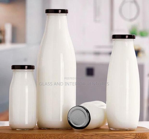 Juice Glass Bottles, Jars Tin and Plastics 250ml 500ml 350ml · Photo 1