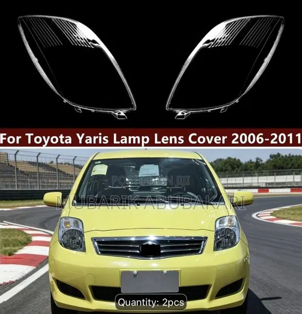 Toyota Yaris and Vitz Lamp Lens Cover 2006-2011 · Photo 1