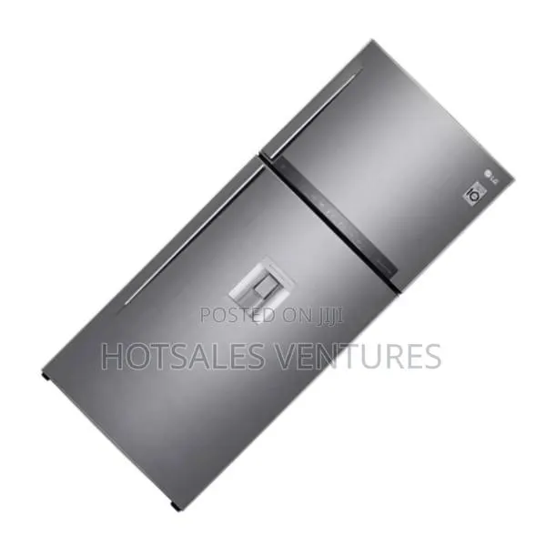 Available Lg 473 Litres Double Door Dispenser Fridge- Gl-C682hlcl