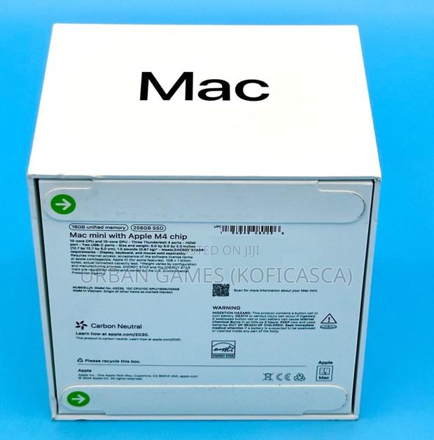 New Desktop Computer Apple Mac Mini M4 16GB Apple M4 SSD 256GB · Photo 3