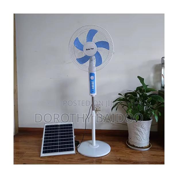 Solar Rechargeable Fan Ready to Deliver · Photo 1